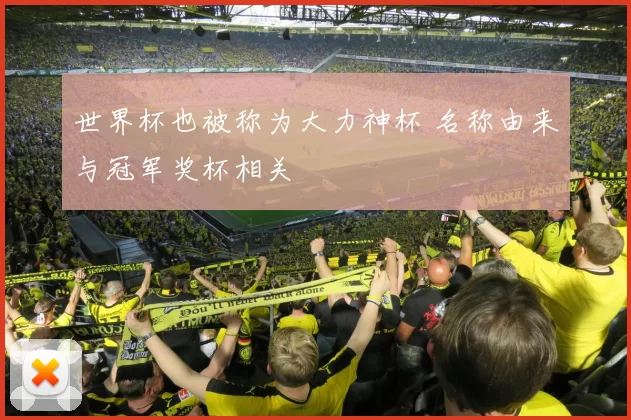 世界杯也被称为大力神杯 名称由来与冠军奖杯相关